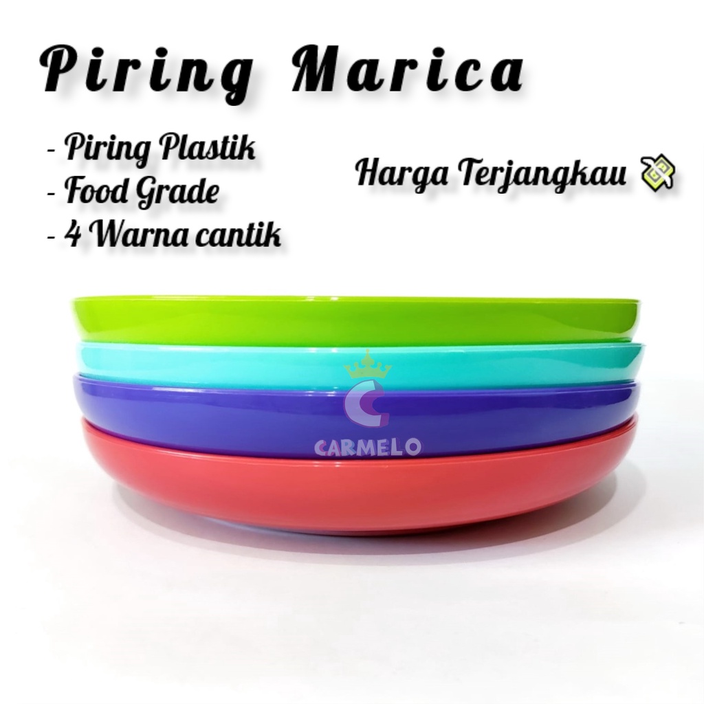 Jual Isi 6pc Piring Marica Piring Plastik Piring Saji Piring