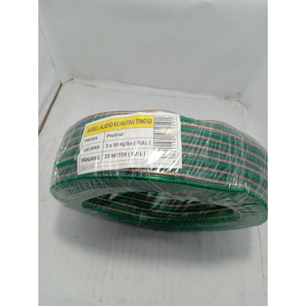 Pioline Kabel Transparan 2x50 25 meter