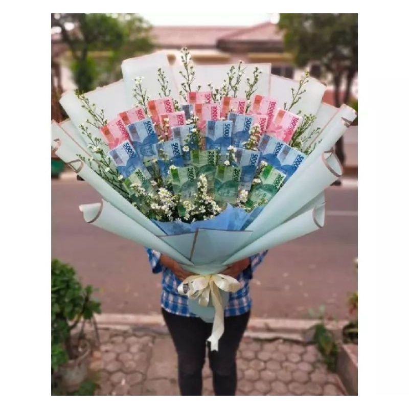 Hand Bouquet  725 Buket Uang Bunga Besar Buket Bunga Wisuda Buket Bunga Jumbo Bunga Fresh Big Size