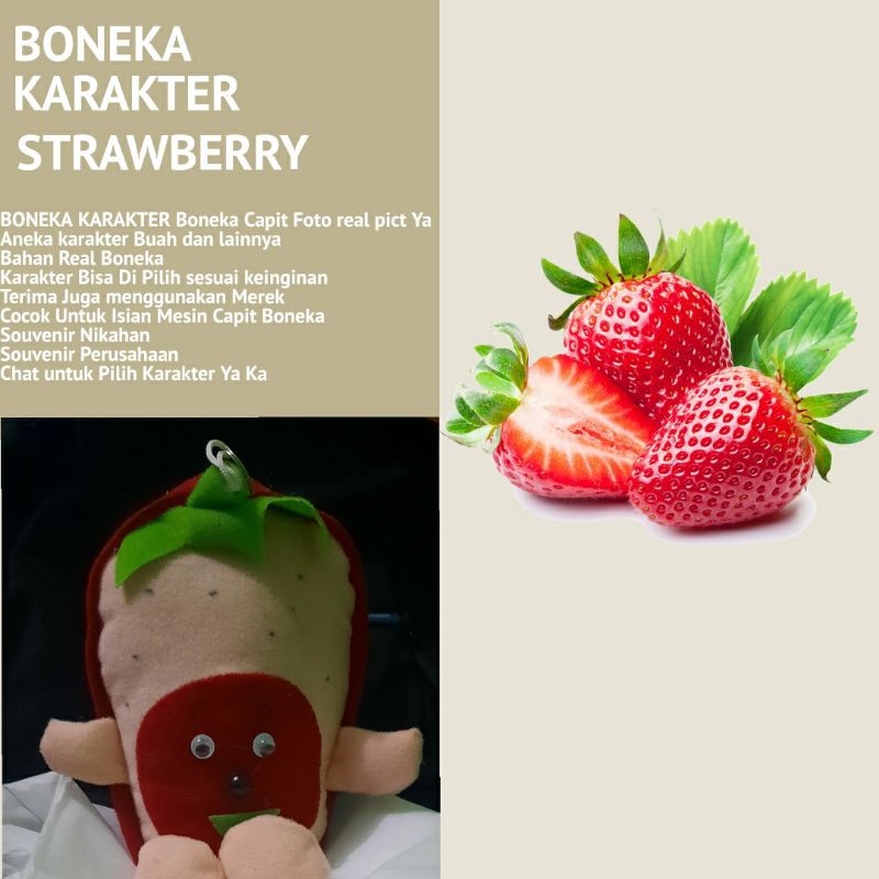 Grosir boneka karakter buah
