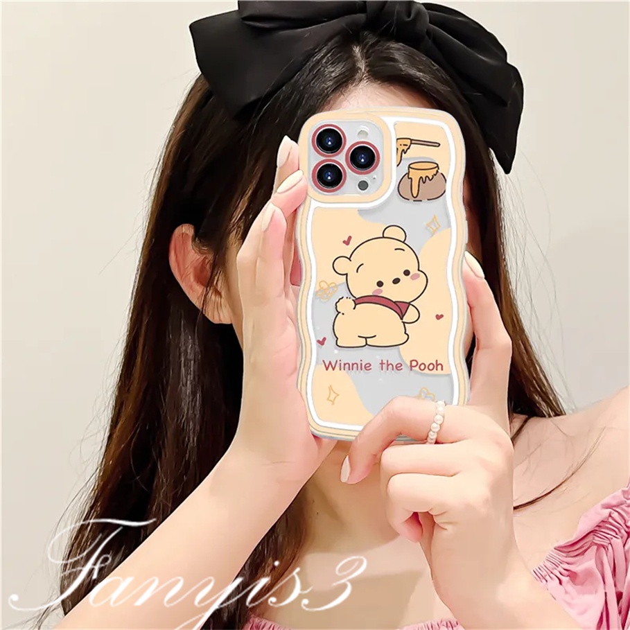 Redmi 12C A1 10C 10A 10 9 9A 9C 9T Note 11 Pro+ 11s 11 10s 10 9s 9 8 Pro Poco X4Pro X3 Pro X3NFC M4 Mi 11 Lite 10TPro Cute Pochacco Winnie the Pooh Phone Case Soft Protective Cover