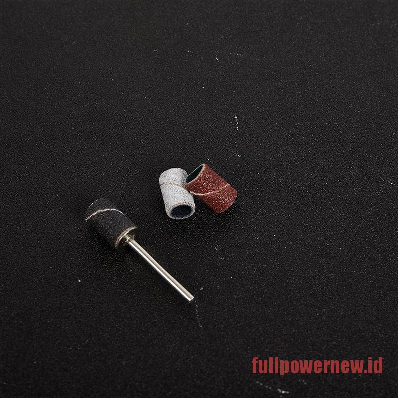 【COD】Nails Silver Holding Drill Bits Sanding Bands Manicure Nail Remover Sanding Cap