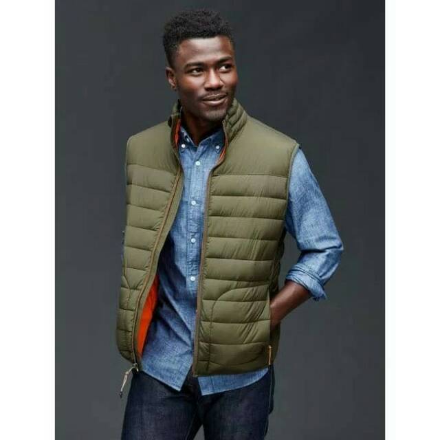 ROMPI GAP OUTDOOR PRIA-VEST MUSIM DINGIN COWOK-ROMPI TRAVELING-VEST MOTOR-VEST WINDPROOF-ROMPI TREND
