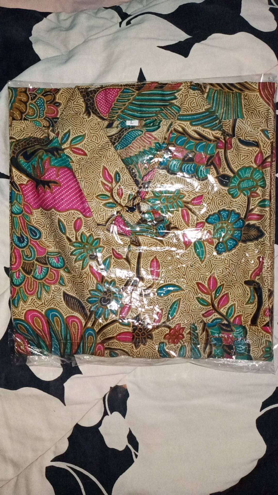 Size M L Xl Xxl Bswart Batik Hrb026 Kenongo Hem Merak / Kemeja Batik / Kemeja Batik Pria Murah
