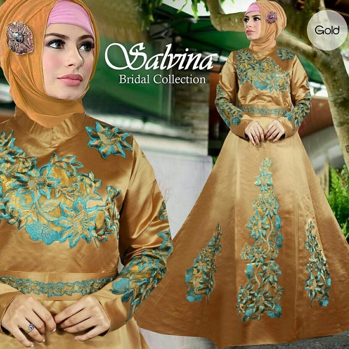 PREMIUM GAMIS PESTA SALVINA GOLD