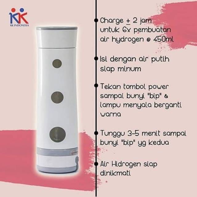 KK Hydrogen water bottle