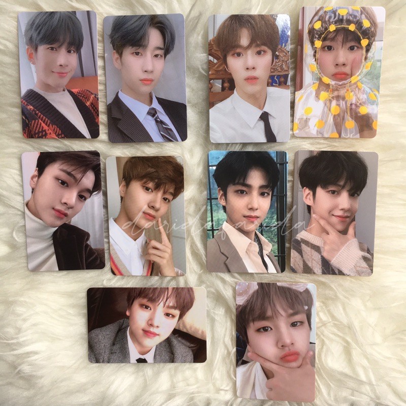 OFFICIAL X1 FANKIT PHOTOCARD SEUNGWOO WOOSEOK EUNSANG JUNHO DOHYON