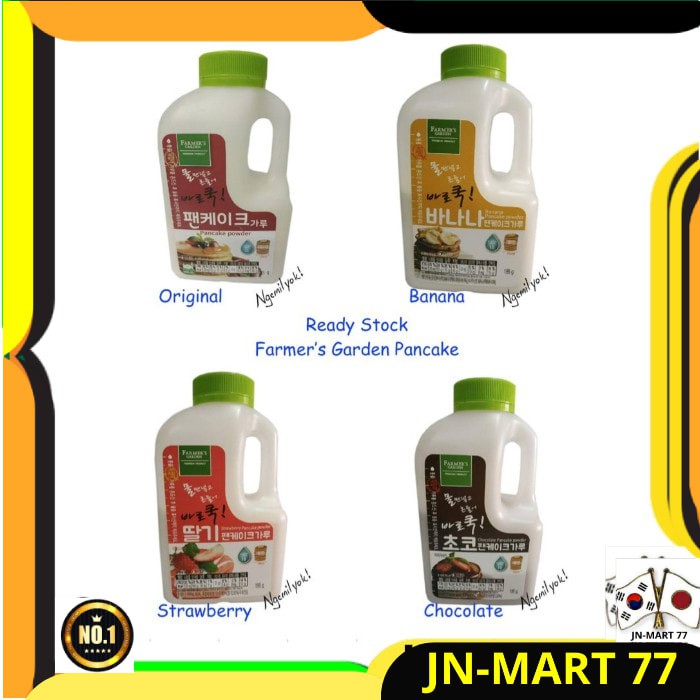 

MAKANAN KOREA/KOREAN FOOD TEPUNG PANCAKE FARMER'S GARDEN 400 GR BOTTLE