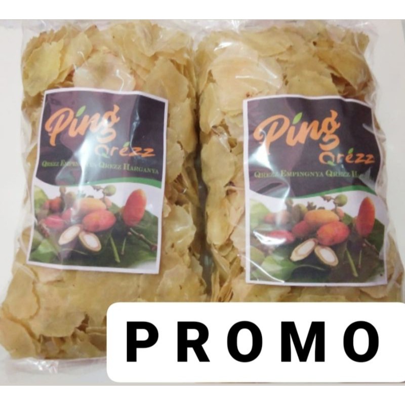 

emping melinjo mentah /emping asli/emping menes berat 1 kg isi 2 bks(biji melinjo satu & dua)