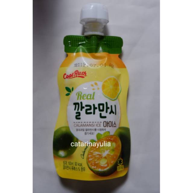 

Coolrush calamansi Ice/ coolrush es rasa jeruk calamansi