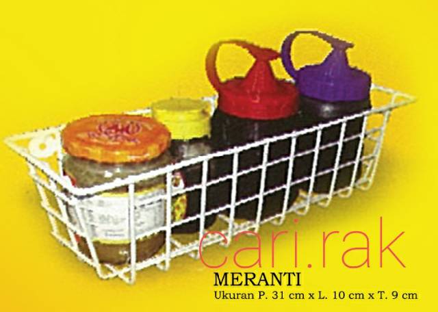 Rak Botol / Rak Bumbu / Rak Gantung / Rak Serbaguna merek SIERRA type MERANTI