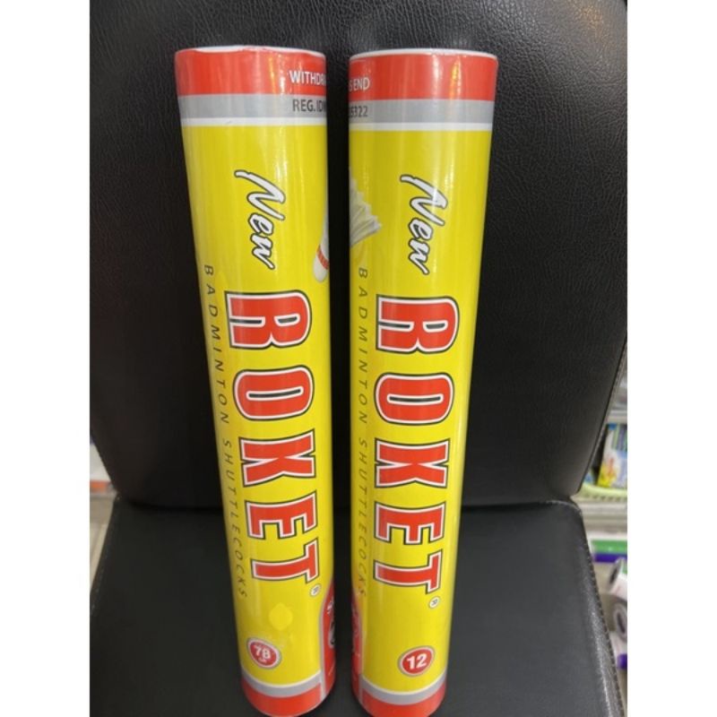Shuttlecock / Cock / Kok / Bola Badminton ROKET KUNING ORIGINAL