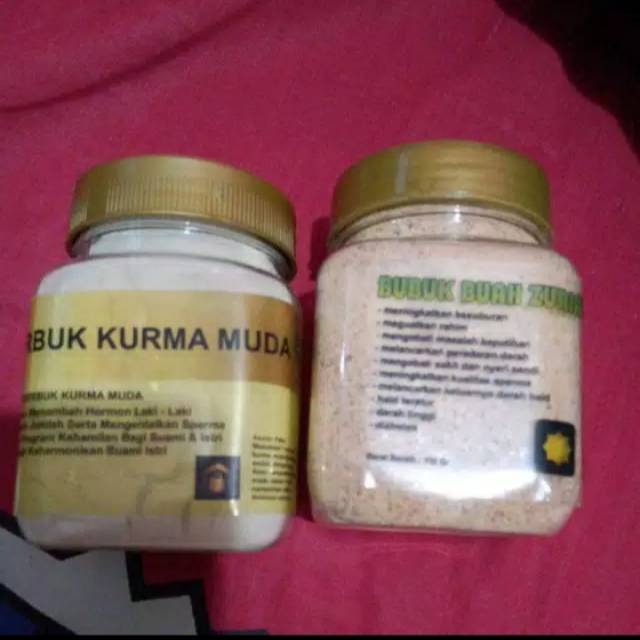 

Serbuk kurma muda dan serbuk zuriat