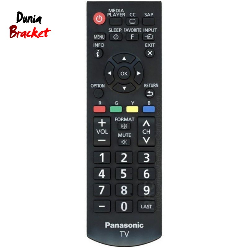 REMOTE PANASONIC TV LCD LED UHD PLASMA