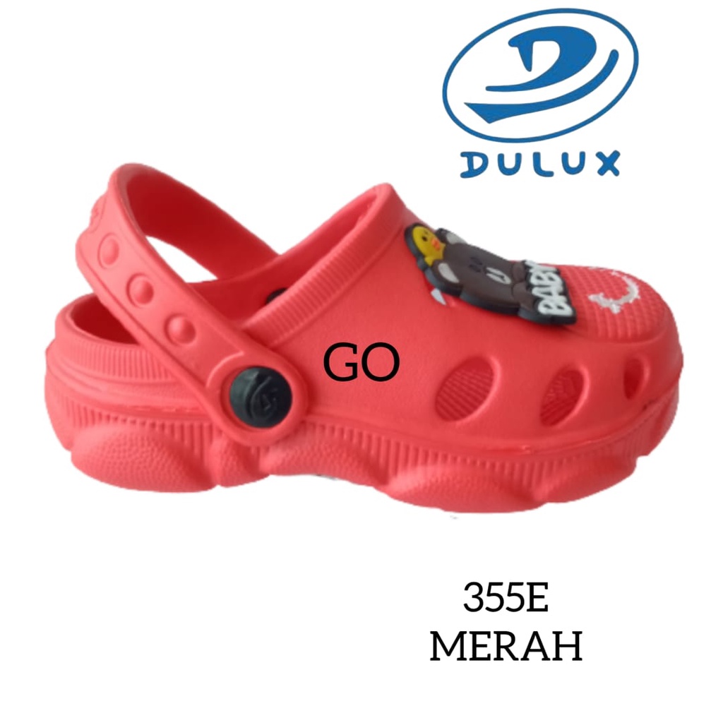 gos DULUX 355E Sandal Baim Balita Baby Bear Tali belakang Sandal Anak Laki Laki Cowok Karakter Line Baby