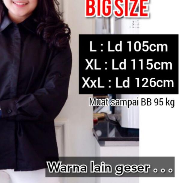 ◊ kemeja toyobo wanita/ Kemeja basic wanita /kemeja polos wanita/kemeja putih/ blouse toyobo jumbo o