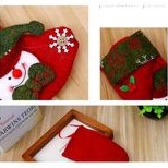 Hiasan Natal KAOS KAKI MINI SALJU CERI TK 86-89 | Dekorasi Aksesoris Christmas Pajangan Gift