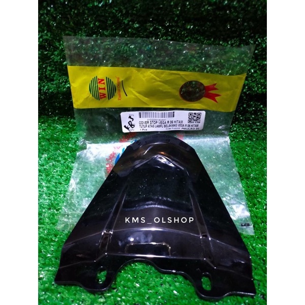 Cover tail pet stop tutup body lampu rem belakang Vega R New Hitam Merk WIN