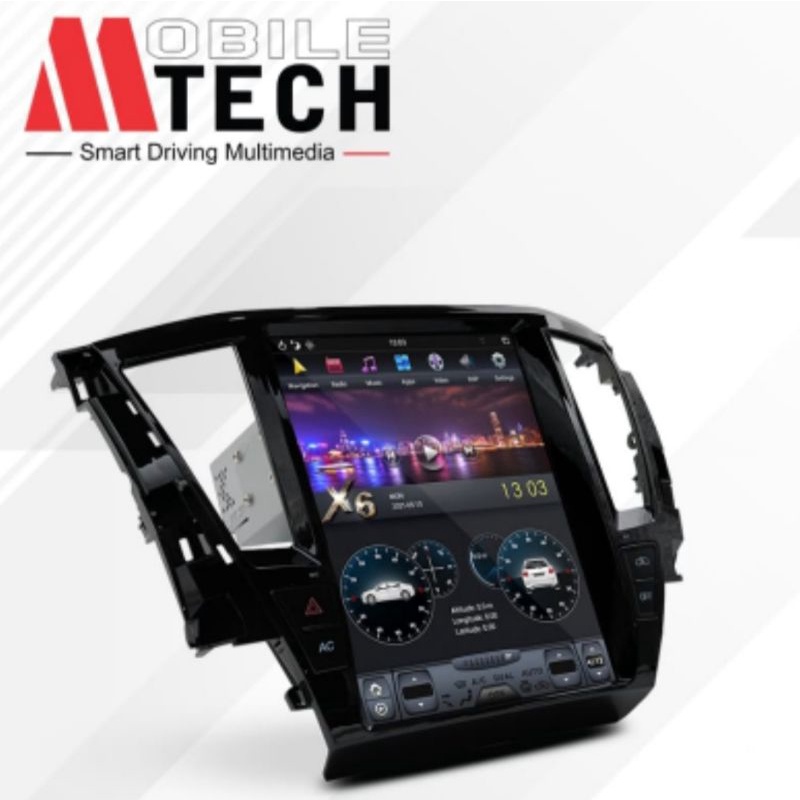 Head Unit MTECH for Mitsubishi Pajero Sport 2021 Face Lift Android 12,1-inch model Tesla