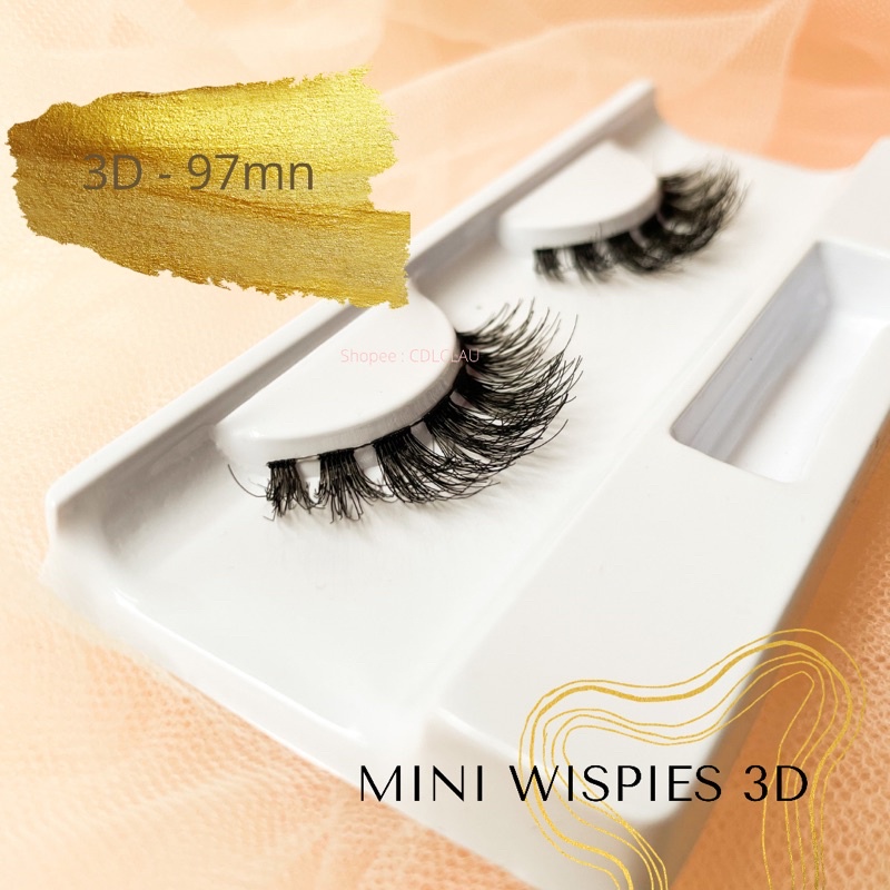 3D - 97 MINI WISPIES Xanadu Plethora - Bulu Mata Palsu Atas - Strip Lash