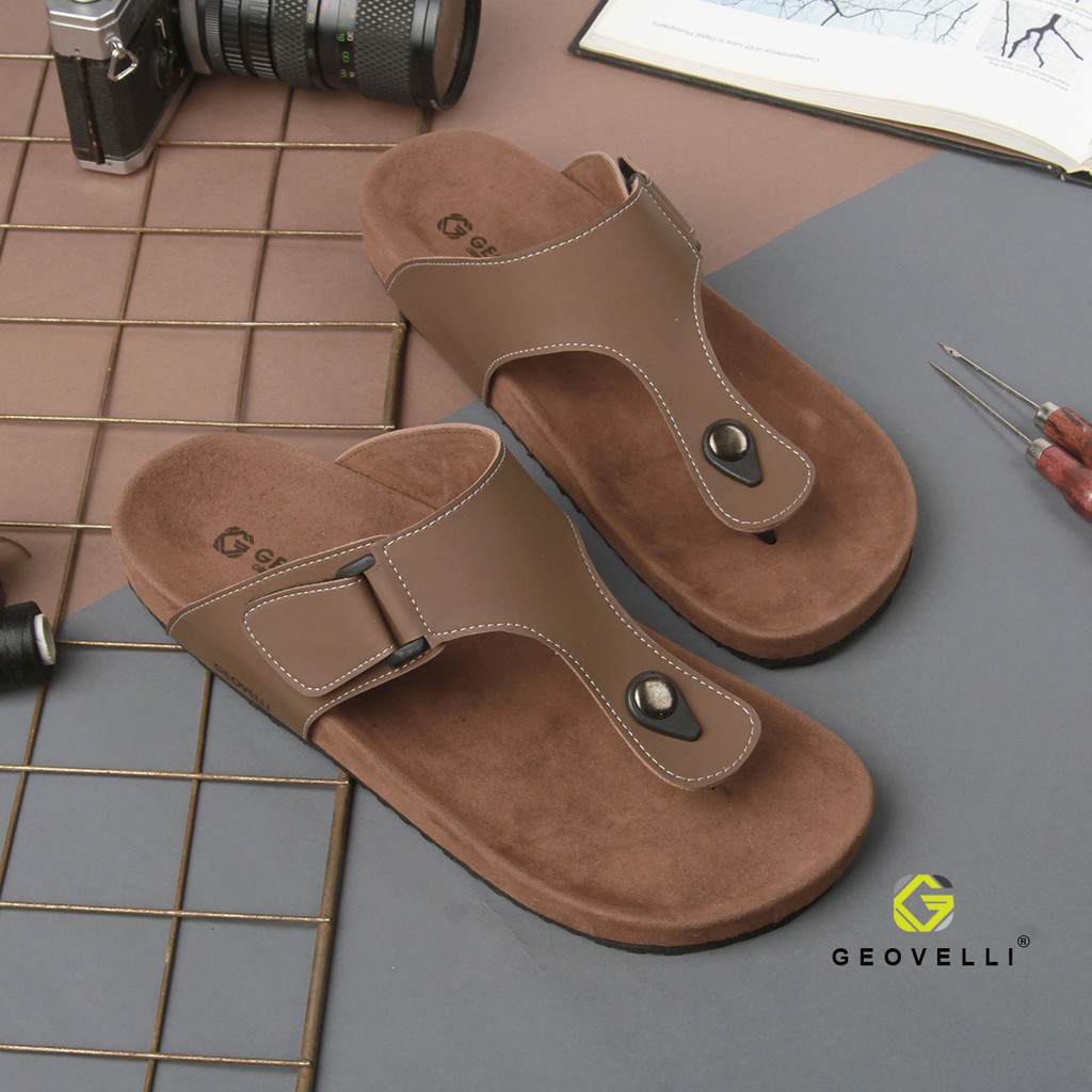 SANDAL GEOVELLI - Sandal Cowok sandal Pria sandal Kasual Sandal PUYU Sandal Terbaru High Quality