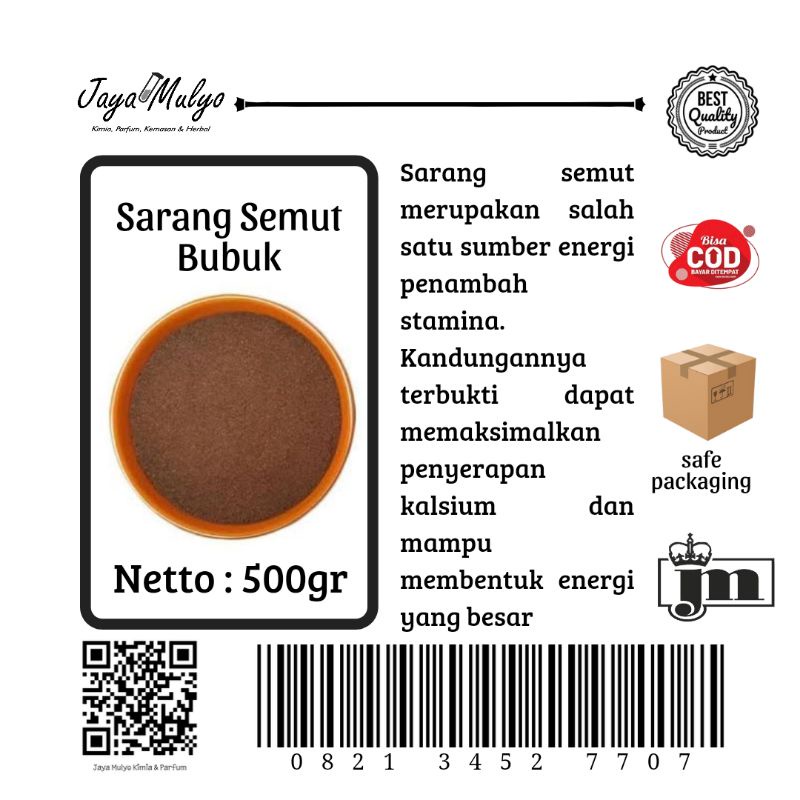 

Sarang Semut Bubuk (500gr)