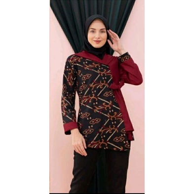BLUS batik wanita kombinasi/batik wanita