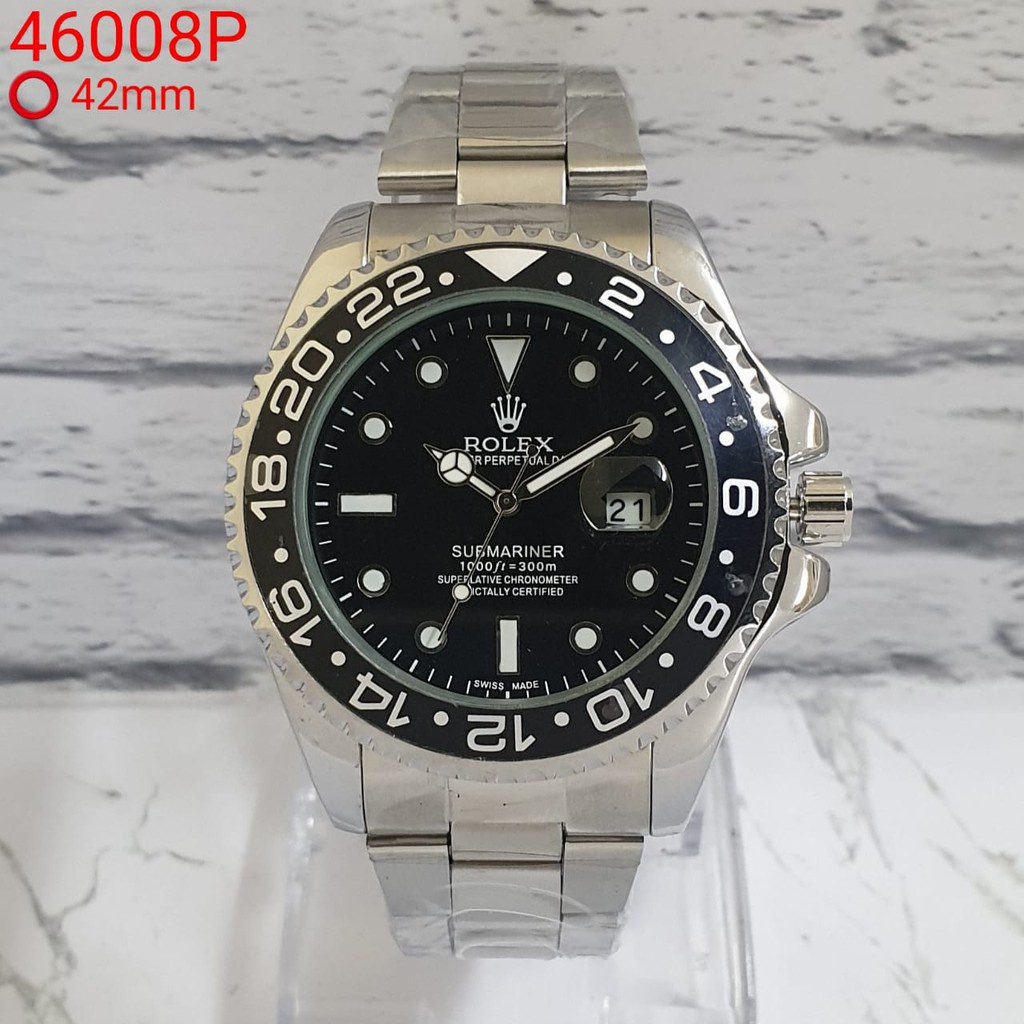 Grosiran Jam Tangan Pria Psa E17 - 15868 Analog Tali Rantai Tanggal Aktif Body Bulat Original Garansi 6 Bulan Free Baterai Cadangan (BISA COD)