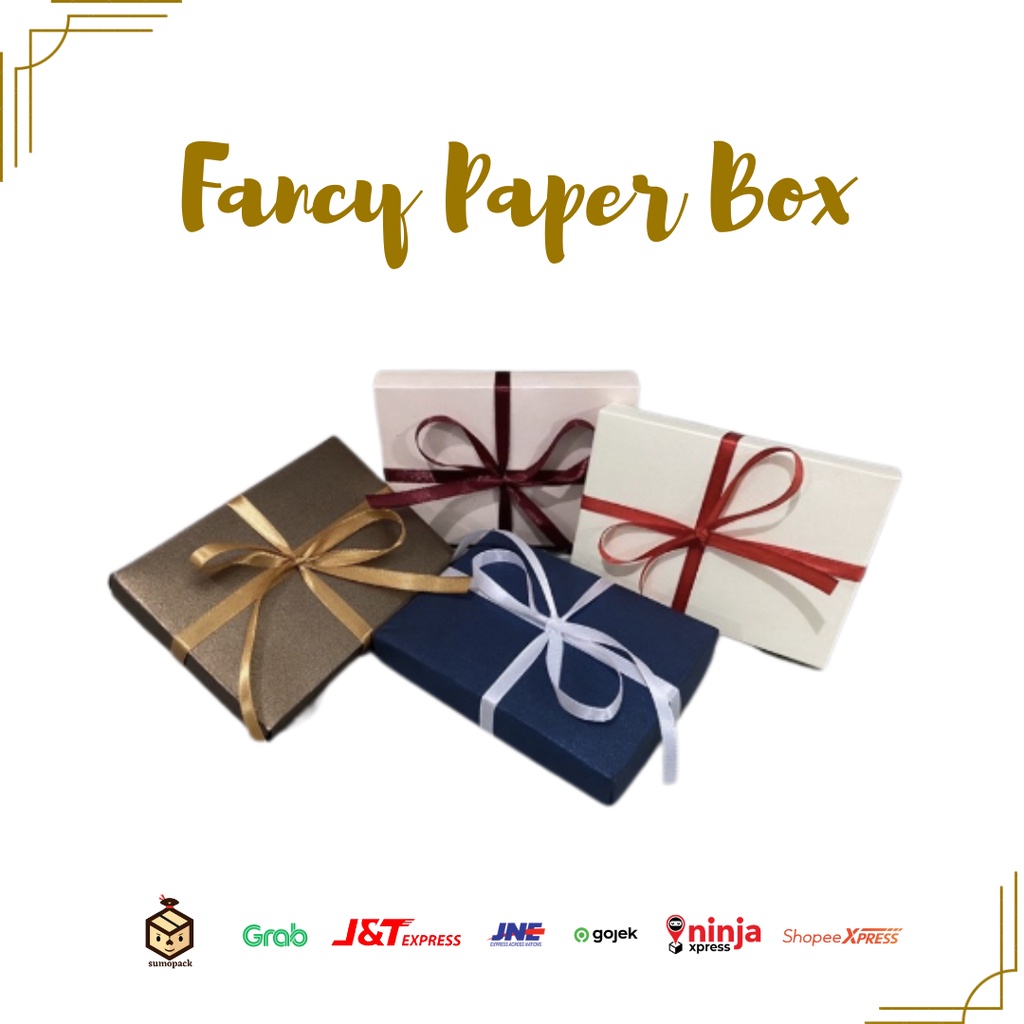 

sumopack - custom box/kotak kado/kardus kado box/pembungkus kado/box packing/packaging kado/gift box/paper box/fancy paper box packaging ukuran 11.5x7.5x1.5
