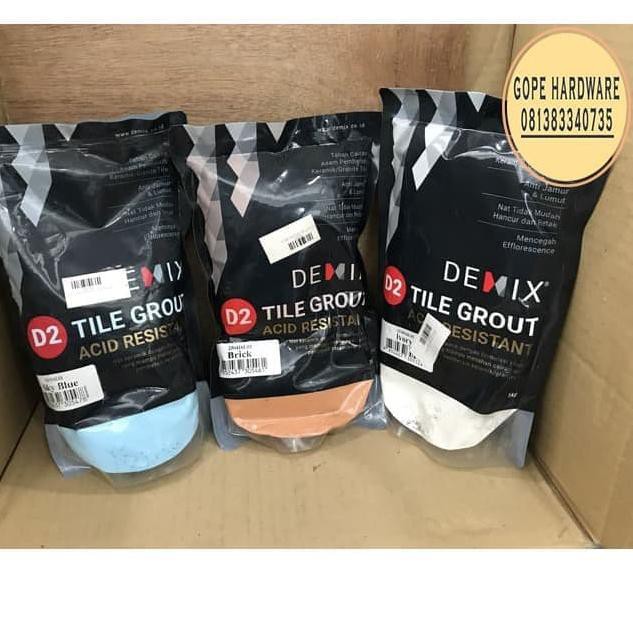 Terlaris / DEMIX D2 TILE GROUT @1KG New.,,,**