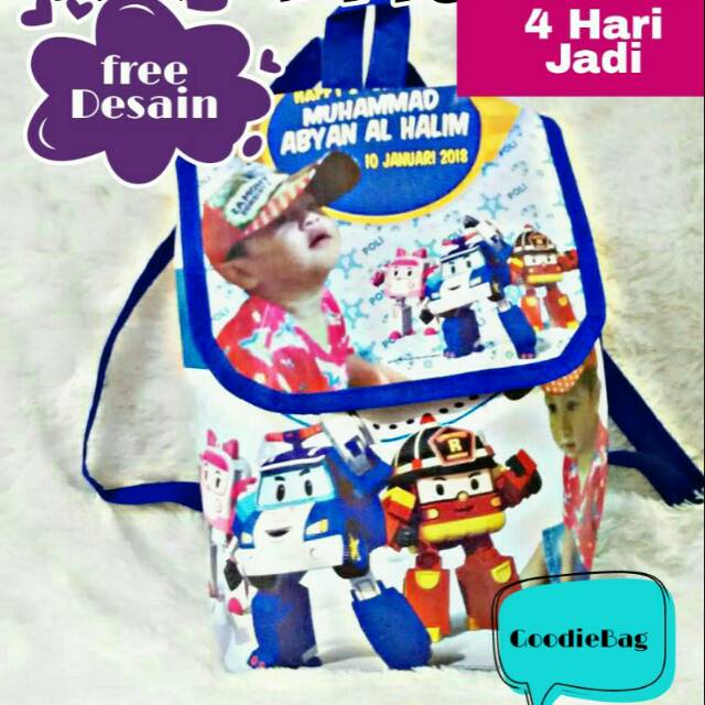 

tas ulang tahun / tas souvenir ultah / GoodieBag pesta