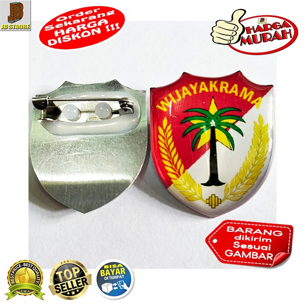 Pin Wijaya Krama Mitra Jaya Kecil / Bros Mitra Jaya Wijaya Krama Premium Terbaru