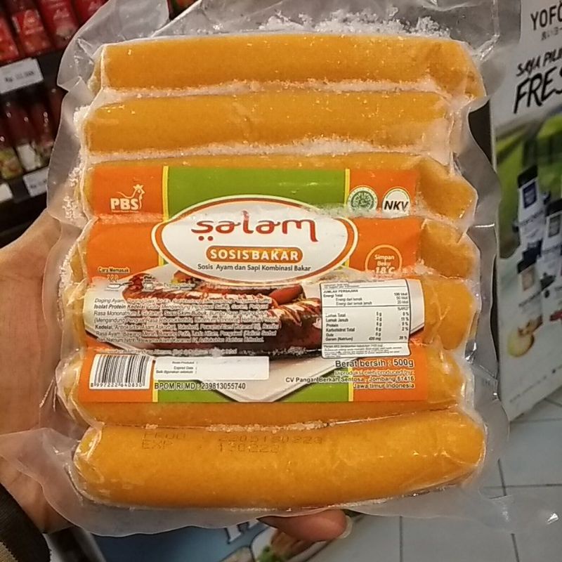 

SALAM Sosis Bakar / Sosis Sapi Jumbo / 500gr