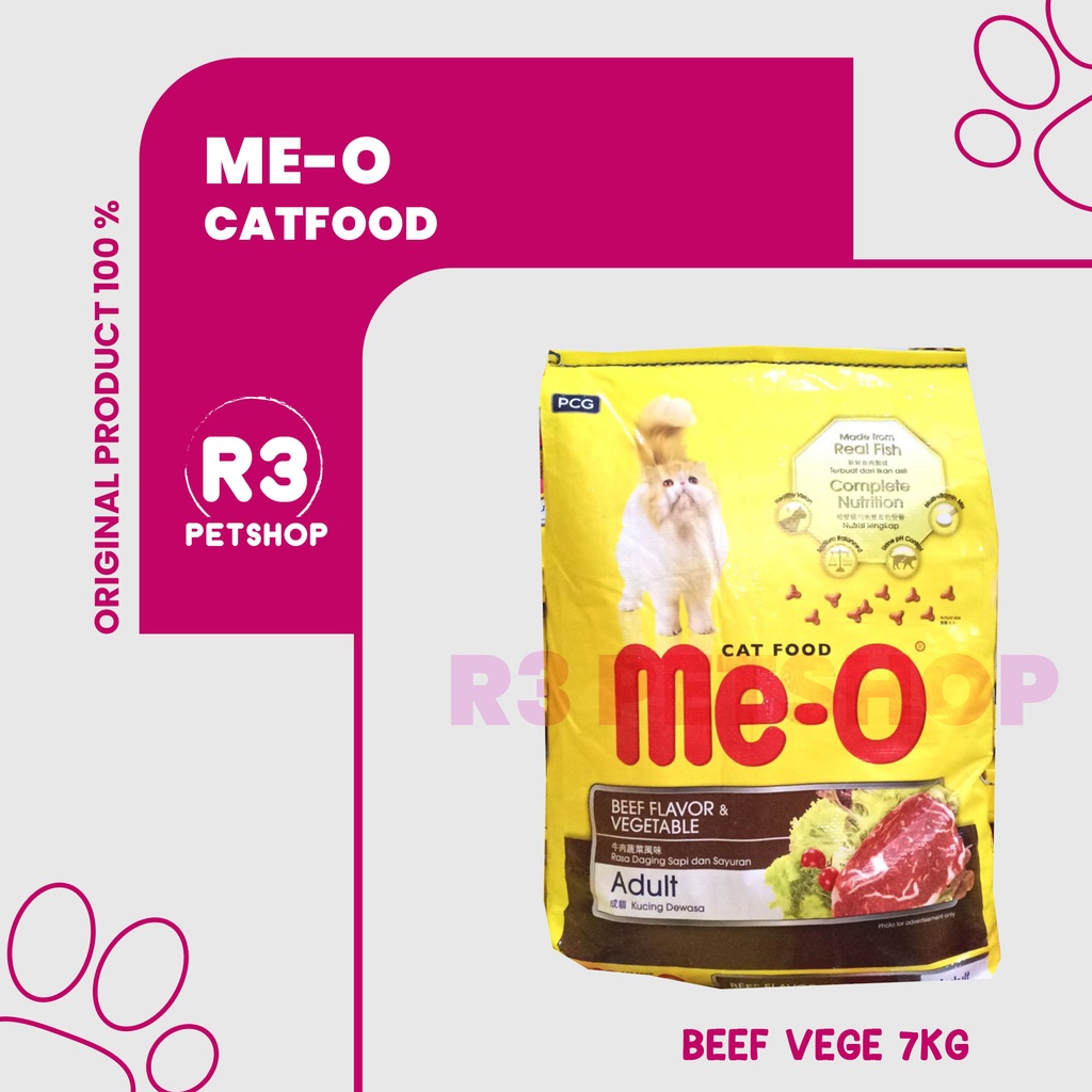 Makanan Kucing kering murah Premium MEO 7kg All Varian