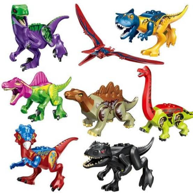 HT - Mainan Bricks lego YG 77070 Dinosaurus world Minifigure Brick Dino Jurassic park