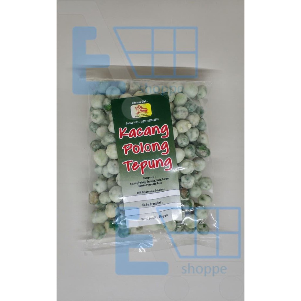 

Kacang Polong Tepung " Cap Warung " 70 gram Snack Makanan Ringan