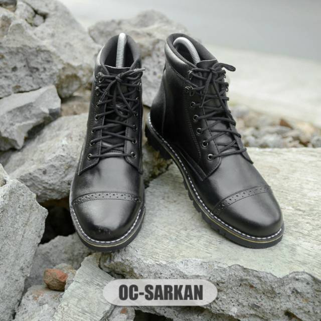 SEPATU KULIT BOOT ORIGINAL BIG SIZE 47