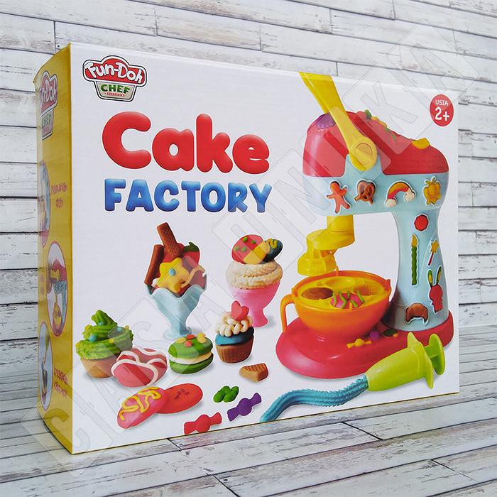 Fun Doh Cake Factory - Lilin Mainan FunDoh / PlayDoh / Play Doh