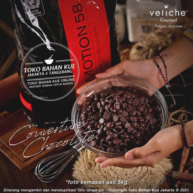 

Veliche Gourmet Couverture Coin EMOTION 58% 1kg Cokelat Premium ---NEW---