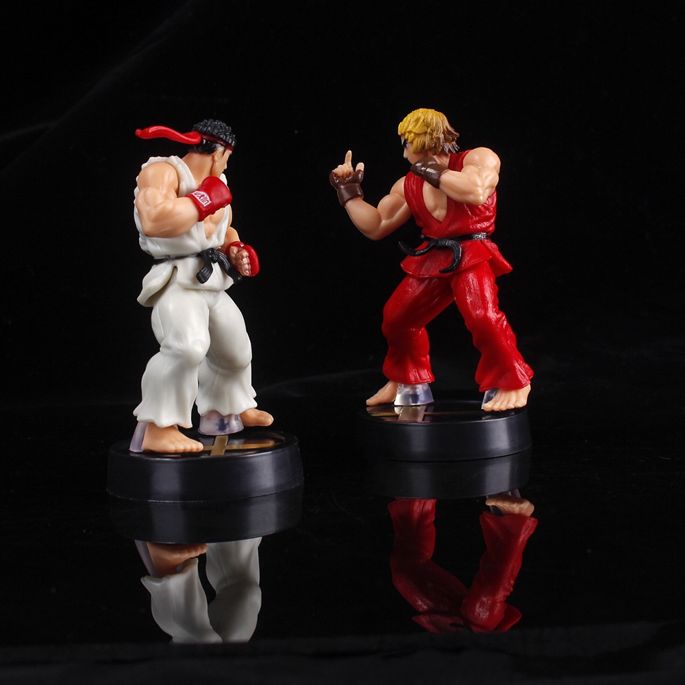 Mainan Boneka Action Figure Model Anime Ken Masters Hoshi Ryu Street Fighter Bahan PVC Ukuran 10cm Untuk Dekorasi