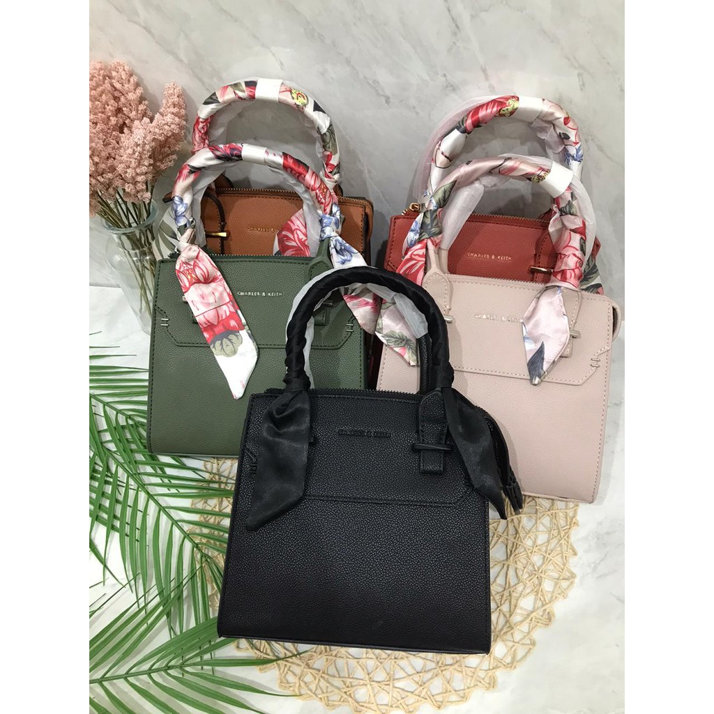 TAS BAG WANITA CK226 CNK HANDLE SCARF PREMIUM IMPORT