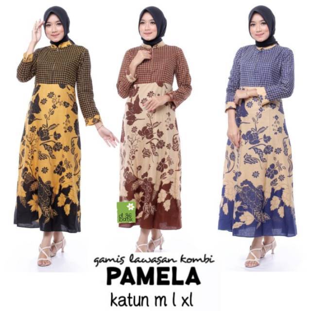 Gamis lawasan kombi pamela