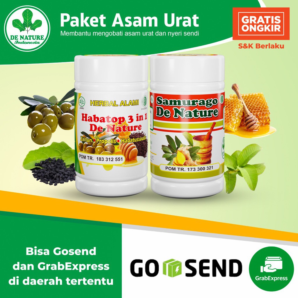 OBAT ASAM URAT HERBAL PALING AMPUH - OBAT ASAM URAT CINA - OBAT ASAM URAT DAN FLU TULANG DE NATURE