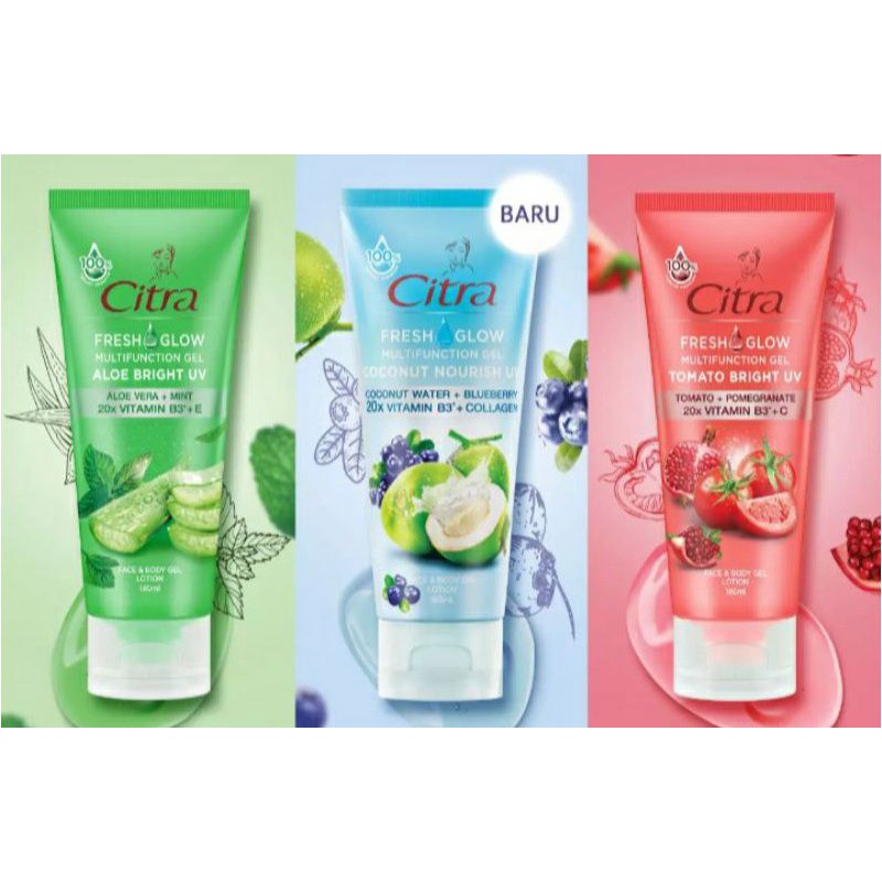 CITRA Fresh Glow Multifunction Gel 180ml.