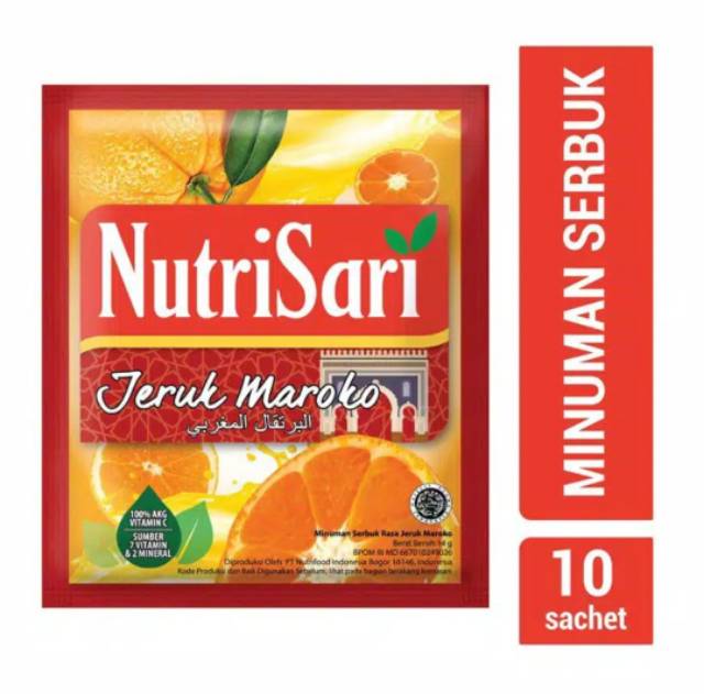 Nutrisari minuman segar sachet