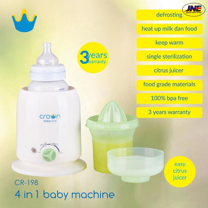 Crown Sterilizer + Warmer Baby Machine / Penghangat Susu