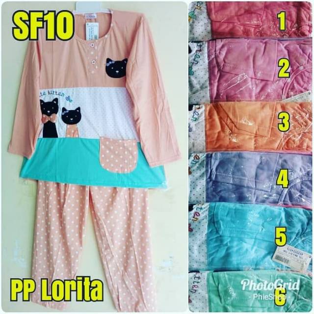 Baju Tidur Stelan Daster Lorita By Sofie Tinny Shopee Indonesia