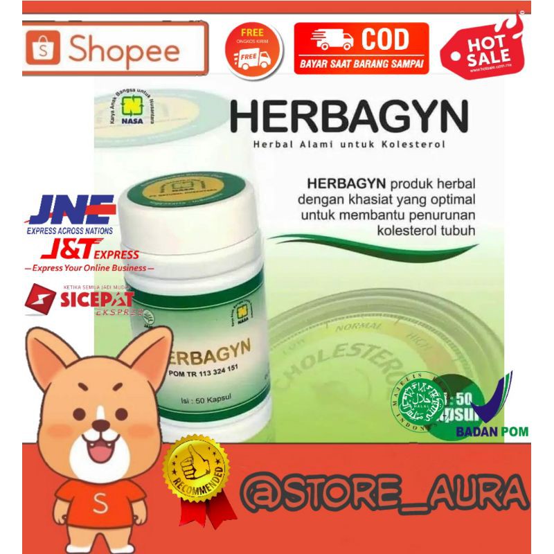

HERBAGYN membantu mengurangi lemak darah,mencegah penyakit jantung dan tekanan darah tinggi