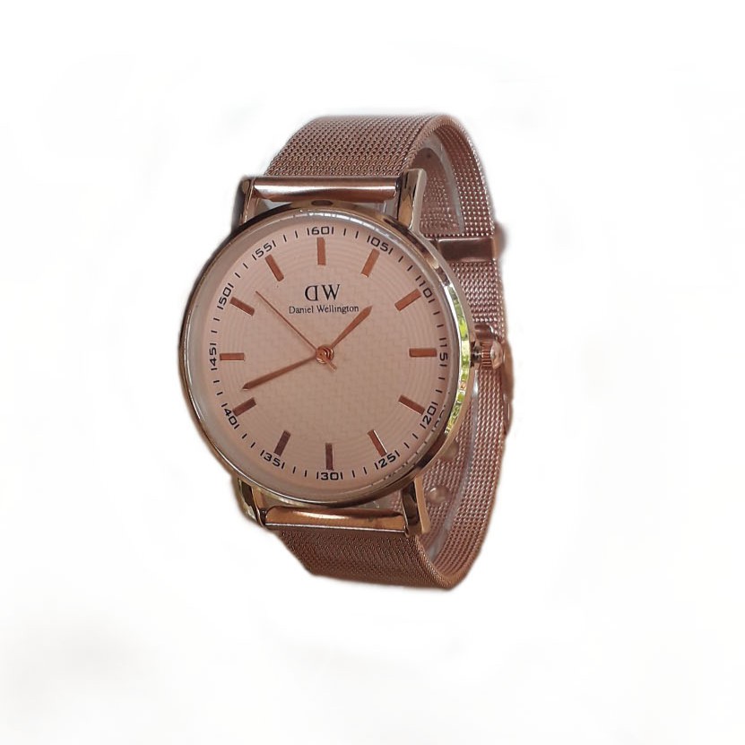 Jam Tangan Wanita DW Rantai Pasir Rose Gold