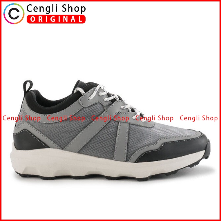 SEPATU SNEAKER OBERMAIN PRIA ORIGINAL CASUAL KETS BRANDED ABU-ABU OM11